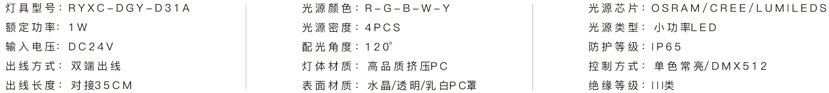 D31A-技术参数
